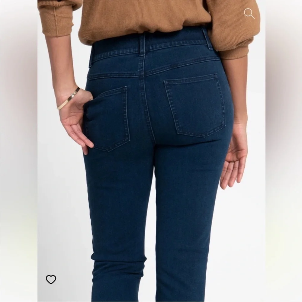 BETABRAND Bootcut 4-Pocket Yoga Denim small long